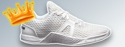 Grijs met witte fitness schoen van Artin Athletics