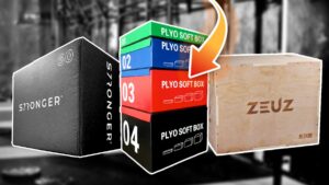 Drie verschillende Plyo CrossFit boxen