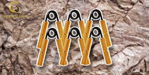 6 Delige handtrainer set van Gouden Grip