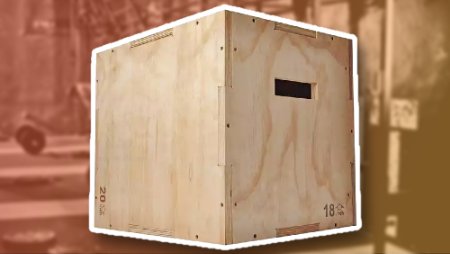 Een houten plyo box voor ouderen van het merk VirtuFit