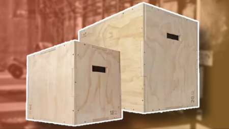 Houten Plyobox set van VirtuFit