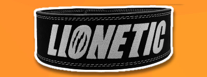Lionetic Evolution premium powerlifting riem
