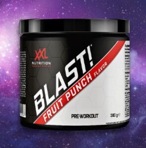 Blast pre workout verpakking van XXL Nutrition