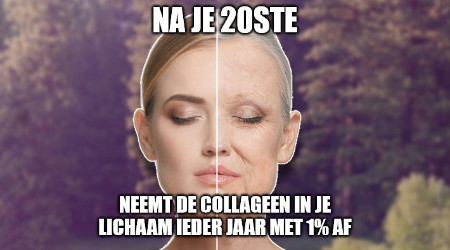 Een gezicht dat half jong en half oud is