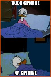 Donald Duck die in bed ligt
