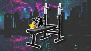 Halterbank met verstelbare haltersteunen van Gorilla Sports
