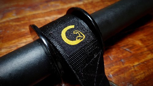 Nylon wrist roller riem met het logo van Gouden Grip