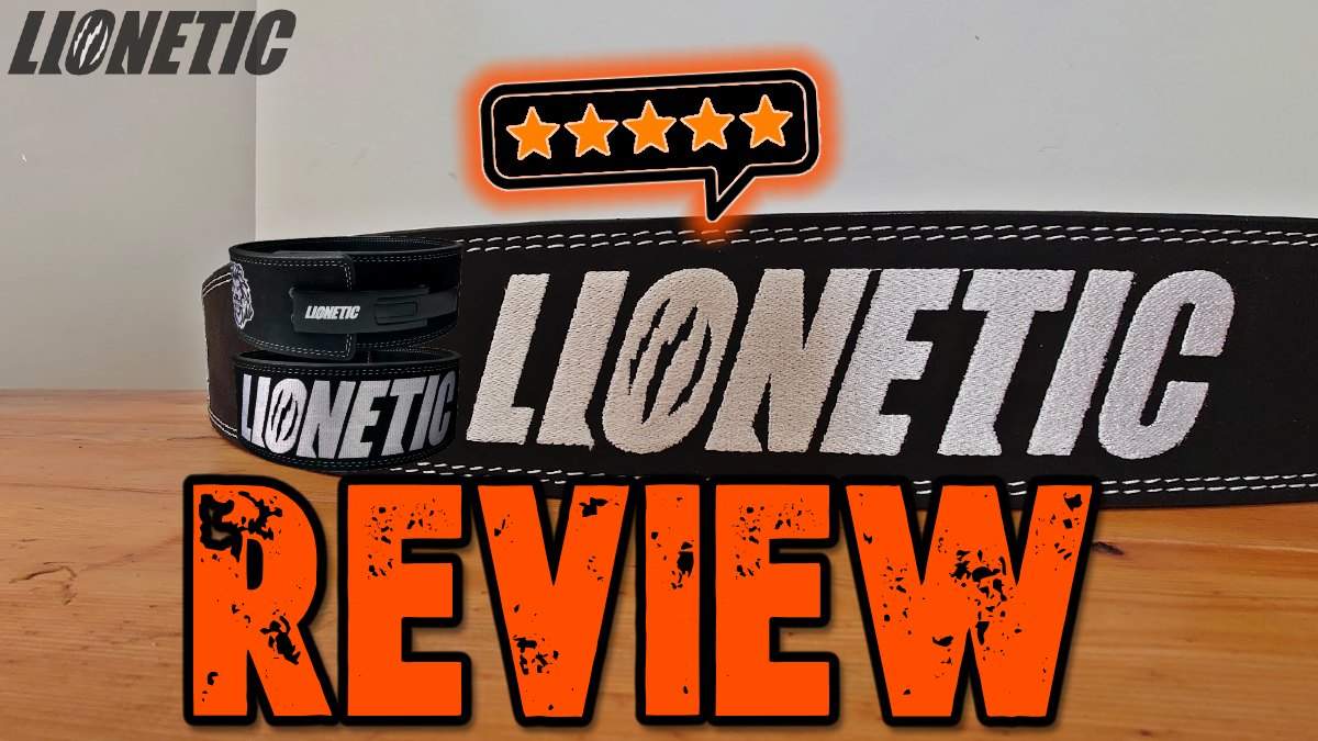 Close up foto van de Lionetic Lifting Belt gewichthefriem