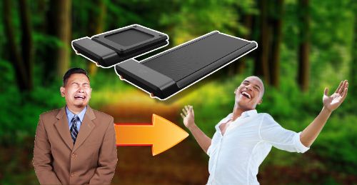 Een beter humeur door een loopband tijdens werk te gebruiken
