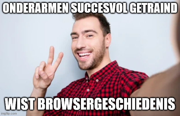 Grapje over het trainen van je onderarmen