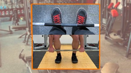 Ideale plaatsing van de handen en voeten bij de deadlift