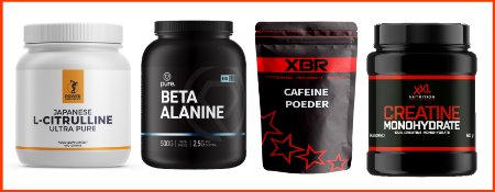 4 Van de rauwe ingrediënten van pre workout