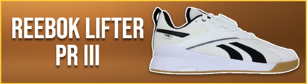 Reebok Lifter PR III gewichthefschoen in de kleur wit