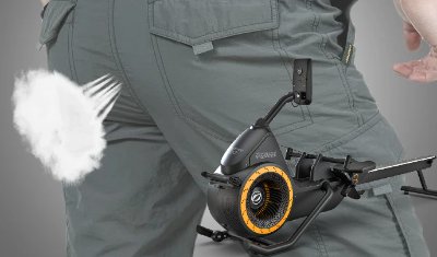 Luchtweerstand op een roeitrainer