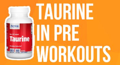 Taurine supplement verpakking
